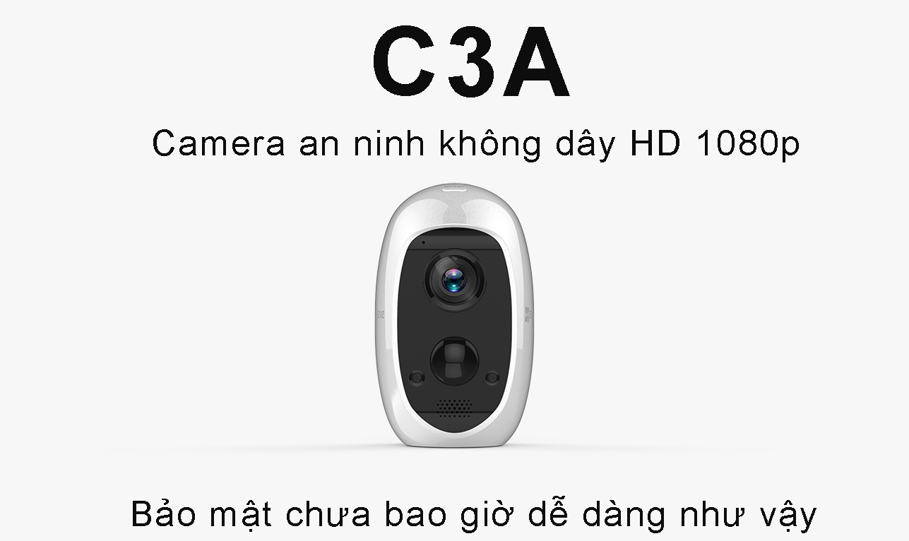 Camera Wifi dùng pin 2MP Ezviz CS-C3A-A0-1C2WPMFBR