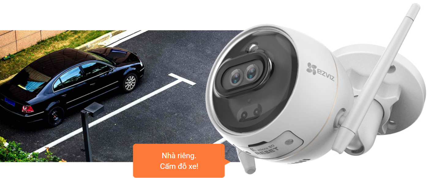 Camera Wifi EZVIZ cảnh báo bằng giọng nói