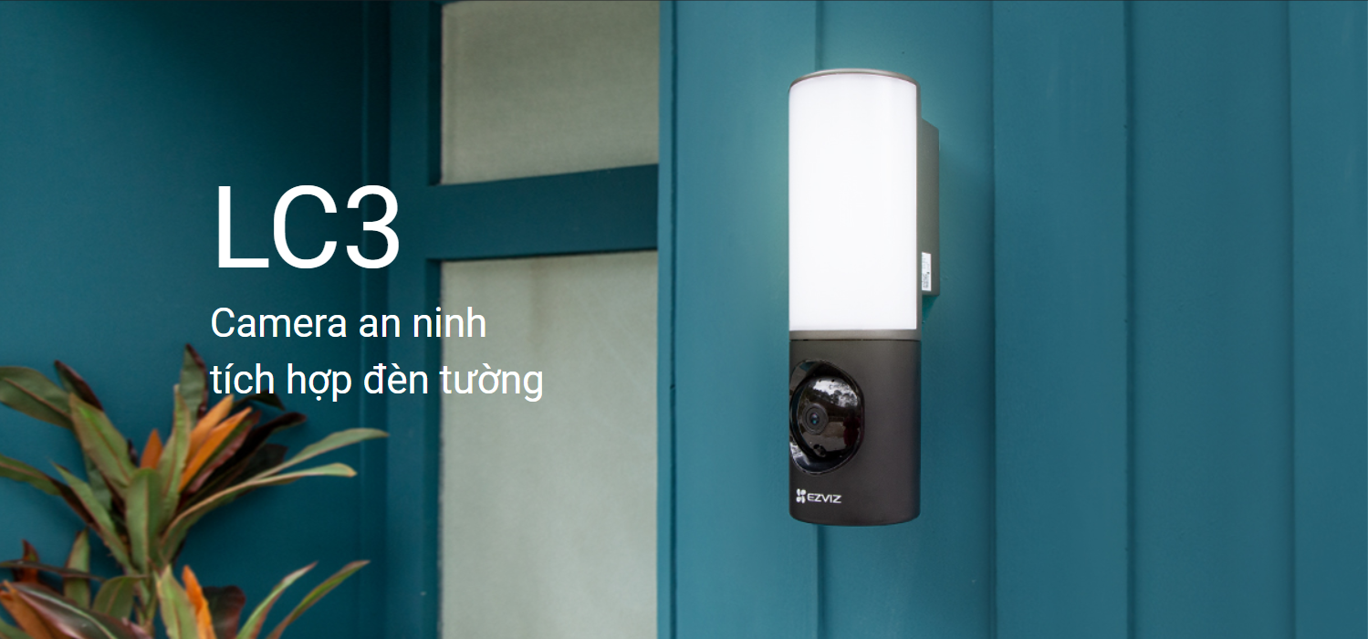 Camera wifi thông minh tích hợp đèn tường EZVIZ CS-LC3-A0 4MP
