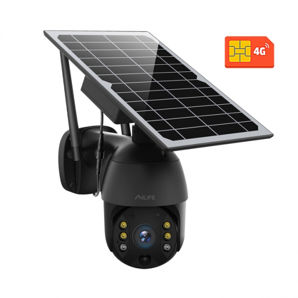 Camera 4G điện năng lượng mặt trời AIIFE DNT-DIT20 tích hợp PIN và sạc điện năng lượng